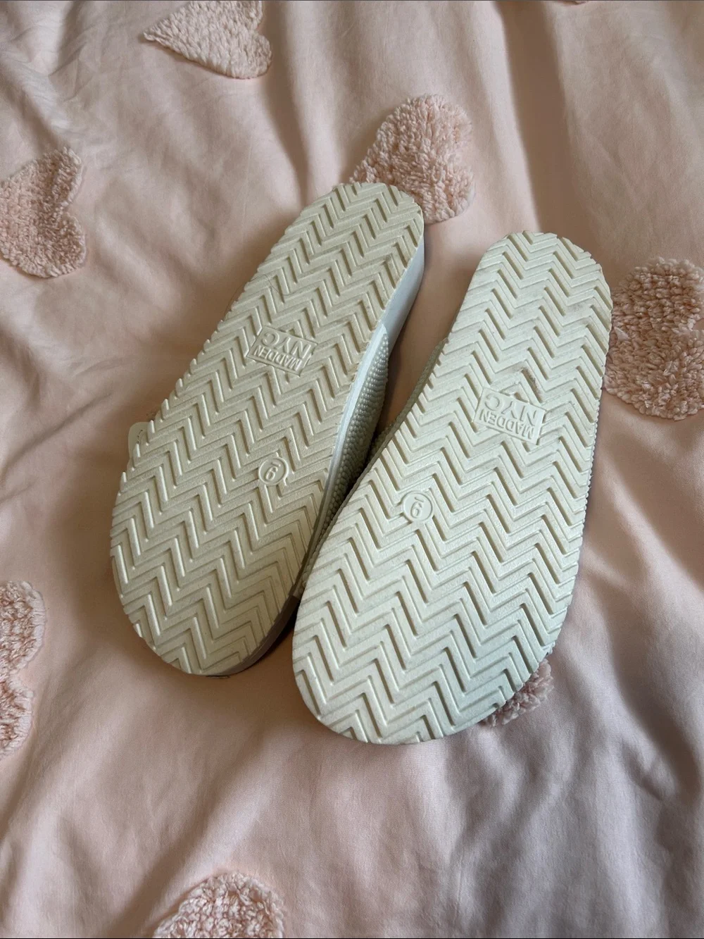 Madden NYC Women's White Double-Buckle Sandals